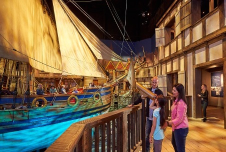 Kids exploring interactive exhibits at Manitoba Museum